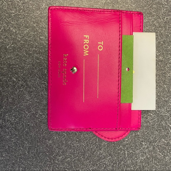 Kate Spade card holder in a classic Valentine - Picture 4 of 4